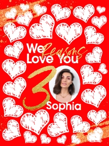 30 Reasons We Love You Template5(18x24): 30 Reasons We Love You Template5(18x24)