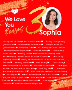 30 Things We Love About You Printable5(8x10) design preview