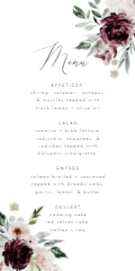 scarlett menu design preview