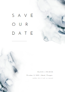 elaina save the date design preview