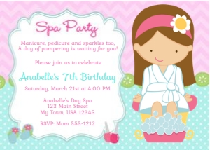 Spa Party 04 design preview