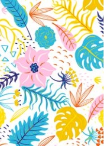 Tropical backside 5x7: Little Moana party invitation