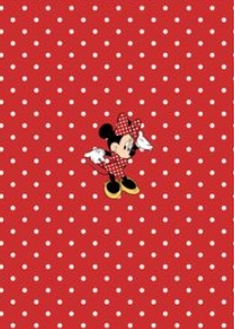 Minnie-red-backside 5x7: Twodles Invite Girl