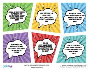 Superhero scavenger hunt: Superhero scavenger hunt