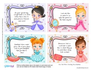 Princess baby treasure hunt design preview