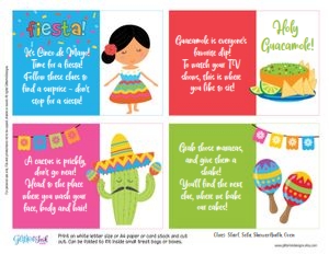 Cinco de Mayo scavenger hunt design preview