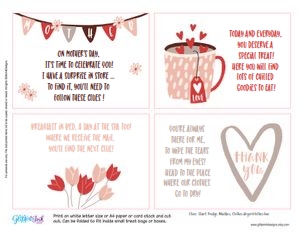 Mother's day treasure hunt red: Mother's day treasure hunt red