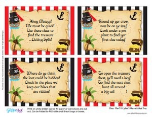 Pirate treasure hunt map OUTDOOR: Pirate treasure hunt map OUTDOOR