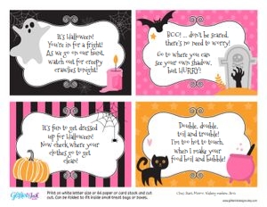 Halloween scavenger hunt pink orange INDOOR: Halloween scavenger hunt pink orange INDOOR