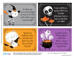Halloween cats scavenger hunt OUTDOOR: Halloween cats scavenger hunt OUTDOOR