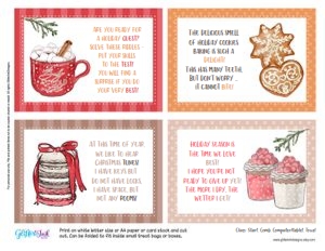 Holiday treats scavenger hunt TEENS: Holiday trip reveal