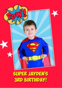 Super hero photo frame design preview