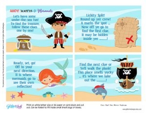 Pirate mermaid treasure hunt: Pirate mermaid treasure hunt