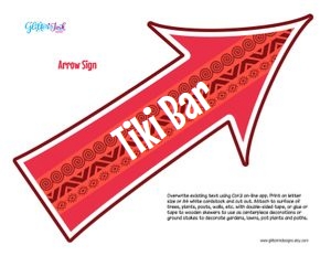 Moana arrow signs design preview