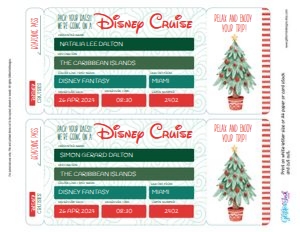 Christmas Disney cruise tickets: Christmas cruise reveal