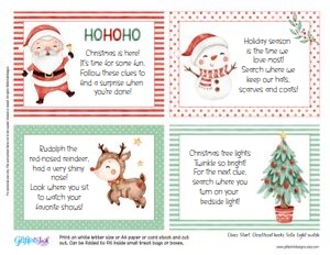 Christmas secret Santa clues: Christmas beach reveal