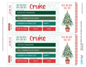 Christmas cruise tickets: Christmas cruise reveal