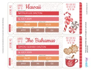 Holiday beach tickets: Holiday trip reveal