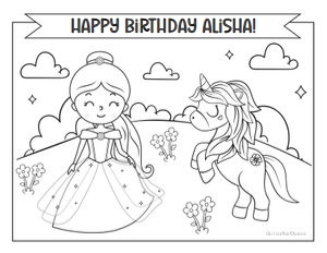 Princess coloring pages: Princess coloring pages