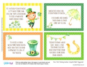 St Patricks indoor hunt design preview
