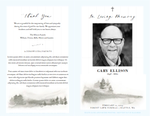 Abstract Landscape Memorial Program: Abstract Landscape Memorial Program