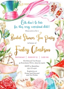 Alice 10 - Bridal Shower design preview
