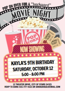 Movie Night 1 - girl: Movie Night 1 - girl