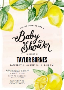 Lemons 1-Baby Shower: Lemons 1-Baby Shower
