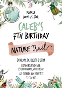 NatureTrail1-Birthday design preview