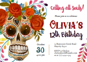 Halloween 39-Birthday-white: Halloween 39-Birthday-White