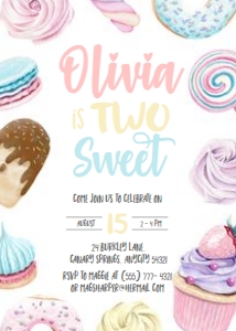 Sweets 4-Two Sweet Birthday design preview