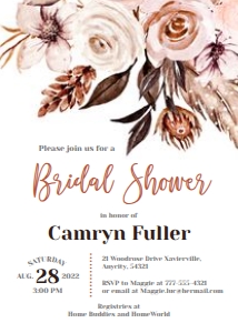 Boho - Bridal Shower design preview