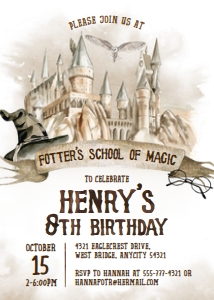 Wizard 1 - Birthday design preview