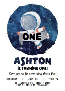 Astronaut Birthday 8.1: Astronaut Birthday 8.1