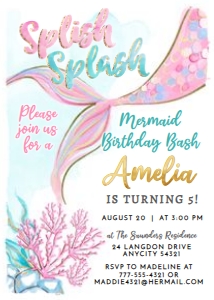 Mermaid 9 - Birthday: Mermaid 9 - Birthday
