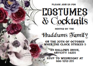 Halloween 44 - Adult Invitation: Halloween 44 - Adult Invitation