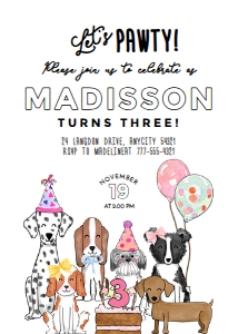 Puppy Dog Party 2b - Birthday: Puppy Dog Party 2b - Birthday