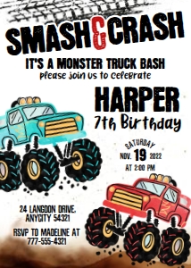 MONSTER TRUCK 1 - BIRTHDAY: MONSTER TRUCK 1 - BIRTHDAY