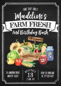 2. FARMERS MARKET - BIRTHDAY: 2. FARMERS MARKET - BIRTHDAY