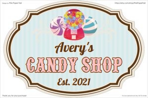 Candy Shop Poster Sign 20x30 design preview