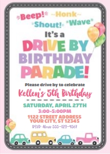 drive by parade-road-pink pastel design preview