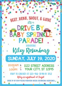 baby sprinkle drive by-blue design preview