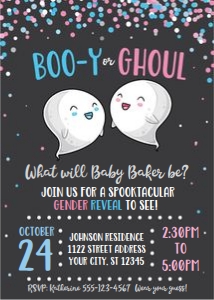 halloween-gender reveal-chalk-confetti-ghosts-pink blue design preview
