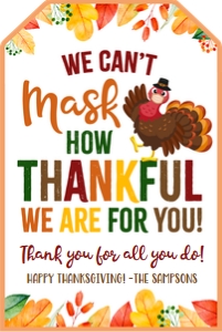 can't mask how thankful-mask turkey: can't mask how thankful-mask turkey