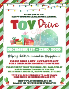 toy drive stripes and lights design preview