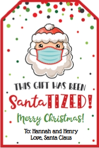 this gift has been santatized-red design preview