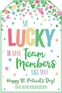 lucky to have a team members like you-st pats-colorful: lucky to have a team members like you-st pats-colorful
