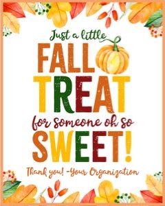 fall treat for someone sweet-sign design preview