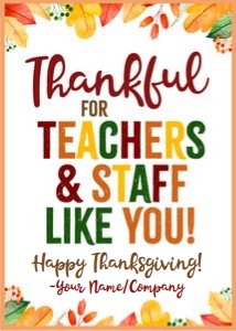 thankful for teachers and staff like you-leaves design preview