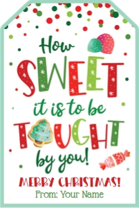 how sweet it is to be taught by you-christmas-green design preview